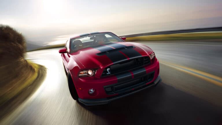 2014 Ford Shelby Mustang GT500 Red Front View